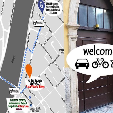 Casa Vittoria Bridge Bed & Breakfast Verona Luaran gambar