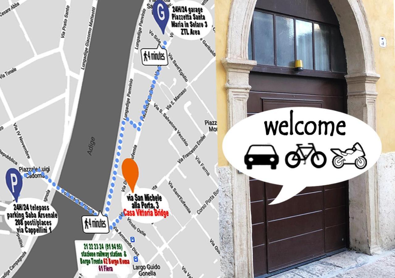 Casa Vittoria Bridge Bed & Breakfast Verona Luaran gambar